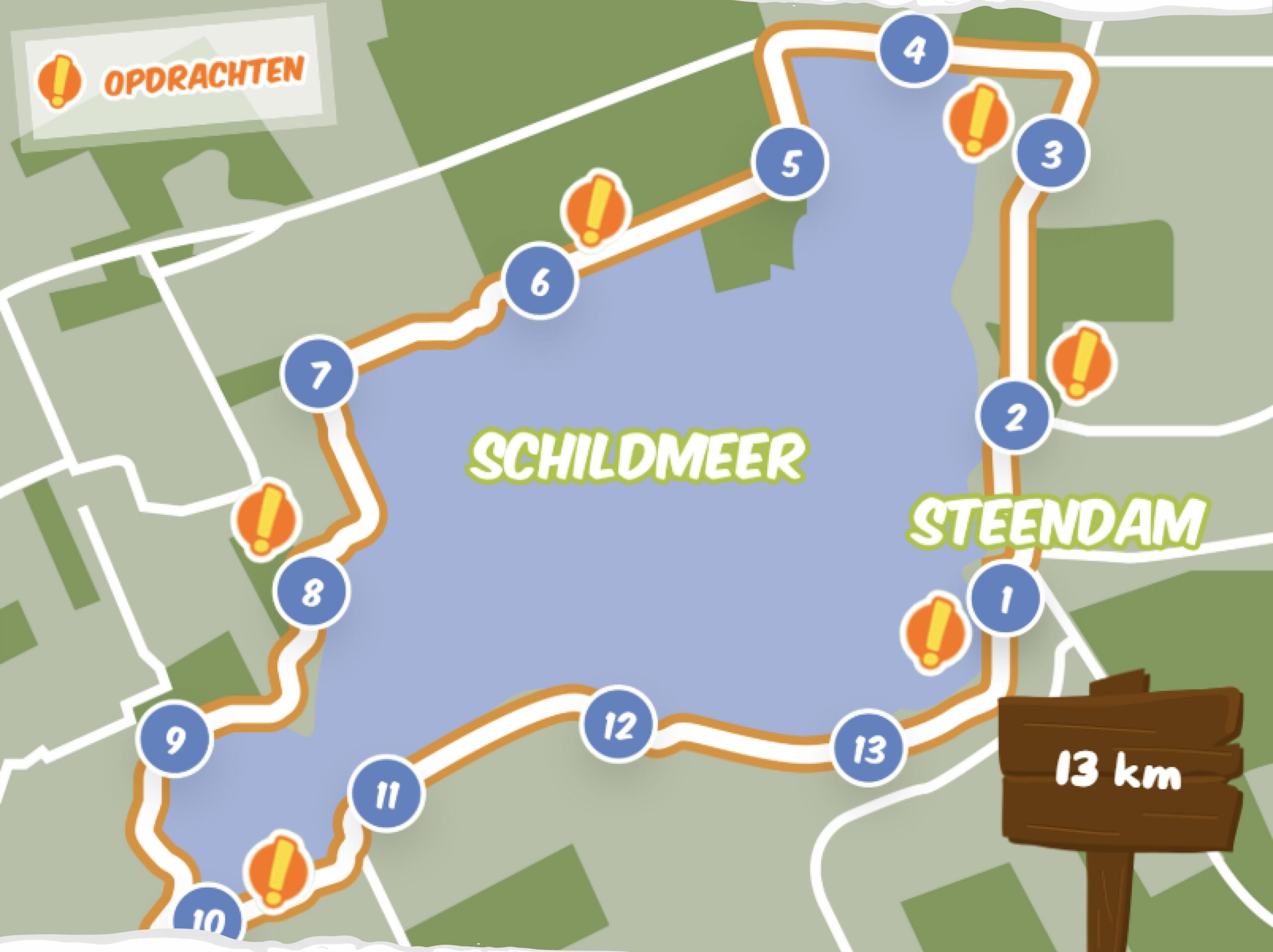 Fietsroute Schildmeer